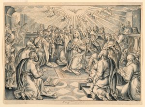 Szene aus den Apostelgeschichten, nach Stradanus von after Jan van der Straet, called Stradanus