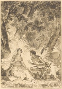 Die Braut des Königs von Garbe: Der Ritter von after Jean Honoré Fragonard