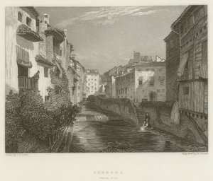 Granada, mit dem Turm von after John Frederick Lewis