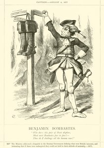 Benjamin Bombastes von after John Tenniel