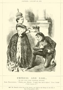 Kaiserin und Graf; oder, eine gute Tat verdient eine andere von after John Tenniel