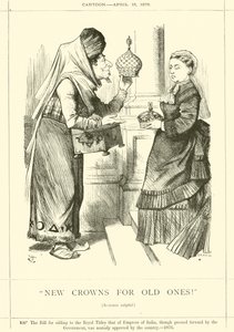 Neue Kronen für alte! von after John Tenniel