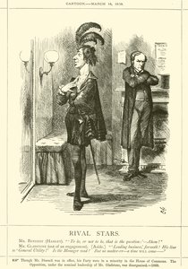 Rivalisierende Sterne von after John Tenniel