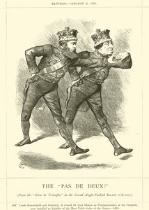 Der Pas De Deux von after John Tenniel