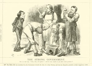 Die starke Regierung von after John Tenniel