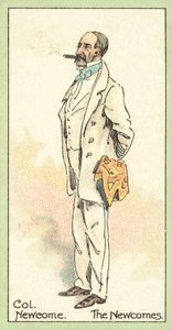 Colonel Newcome, Die Newcomes (Chromolitho) von after Joseph Clayton Clarke
