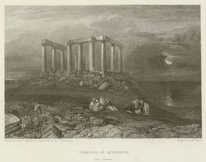Tempel der Minerva, Kap Kolonna von after Joseph Mallord William Turner