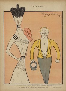Balthy und Fordyce, Illustration für Le Rire von after Leonetto Cappiello