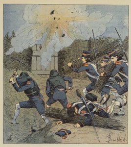 Keine der alten Plätze war sicher, sie hörten auf, haltbar zu sein von after Louis Charles Bombled