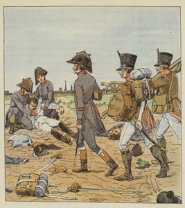 Chirurgen und Militärpfleger von after Louis Charles Bombled