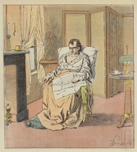 Der Kaiser sehr unwohl von after Louis Charles Bombled