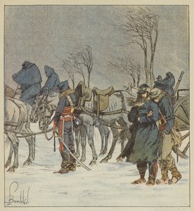 Die Artillerie des 21. Korps von after Louis Charles Bombled