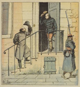 Prinz von Joinville und General des Pallieres von after Louis Charles Bombled