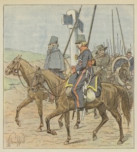 Die regulären Kosaken des Don von after Louis Charles Bombled