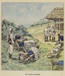 Die Heilmittel fehlten von after Louis Charles Bombled
