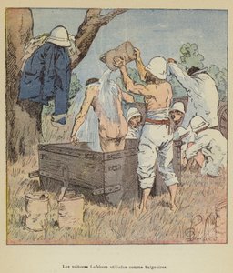 Die als Badewannen genutzten Lefebvre-Wagen