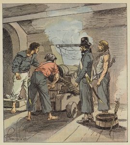 Matrosen 1805-1815 von after Louis Charles Bombled
