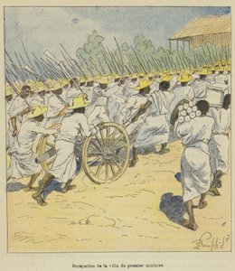 Besetzung der Villa des Premierministers von after Louis Charles Bombled