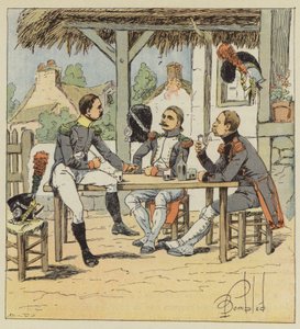 Voltigeur, Fußjäger und Pionier von after Louis Charles Bombled
