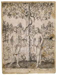 Der Sündenfall von after Lucas Cranach the Younger