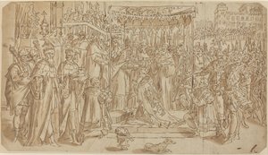 Krönung des Kaisers von after Maarten de Vos