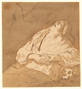 Die heilige Maria Magdalena in Ekstase von after Michelangelo Merisi da Caravaggio