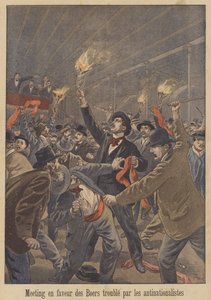 Antinationalisten stören ein Treffen zur Unterstützung der Buren in Paris von after Oswaldo Tofani