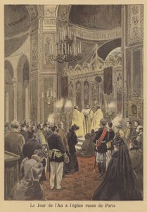 Neujahrsgottesdienst in der russischen Kirche von Paris