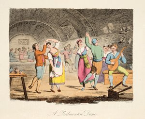 Ein piemontesischer Tanz, aus Italian Scenery, veröffentlicht 1806