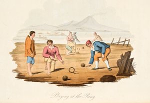 Ringkampf, aus Italian Scenery, veröffentlicht 1806 von after P. van Lerberghi