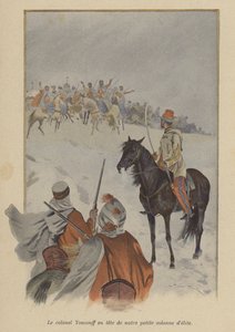 Oberst Youssouf an der Spitze unserer kleinen Elitekolonne von after Paris
