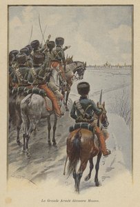 Napoleons Grande Armee erreicht Moskau, 1812 von after Paris
