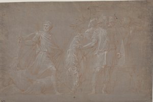 Mucius Scaevola überquert den Tiber