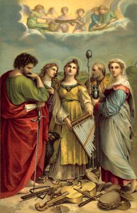 St. Cecilia von after Raphael