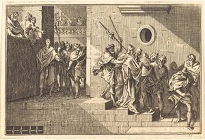 Herodes schickt Christus zurück zu Pilatus