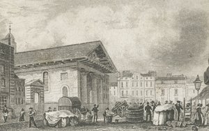 St Pauls Covent Garden, um 1810