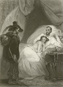 Der Ehemann, die Ehefrau und der Dieb von after Tony Johannot
