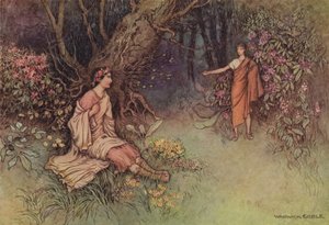 Geoffrey Chaucer, Die Geschichte des Ritters von after Warwick Goble