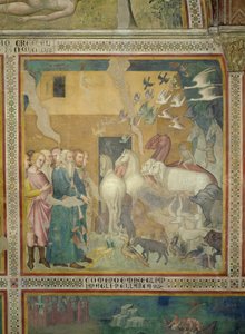 Noah führt die Tiere in die Arche, 1356-67