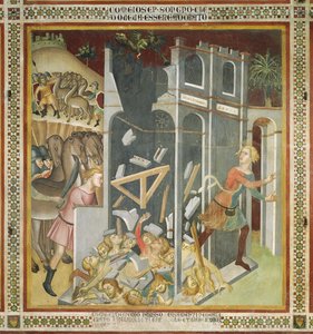 Die Zerstörung des Hauses von Hiob und der Diebstahl seiner Herde durch die Sabäer, 1356-6
