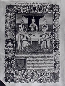 Das Fest des Großen Khans, aus Livre des Merveilles du Monde von and workshop Boucicaut Master