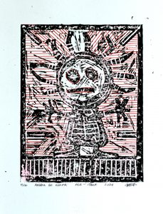 Primitives Sonnenmaske von andrea de ranieri