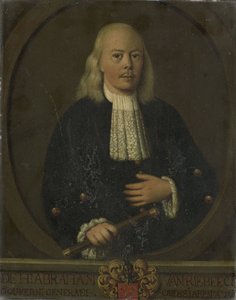 Porträt von Abraham van Riebeeck, Generalgouverneur der Niederländischen Ostindien-Kompanie von anonymous (copy after)