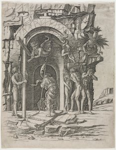 Abstieg in die Vorhölle von attributed to Andrea Mantegna
