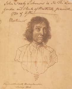 Porträt von John Saxby von attributed to John Hamilton Mortimer