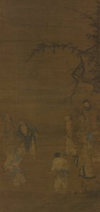 Die Fußballspieler von attributed to Ma Yuan