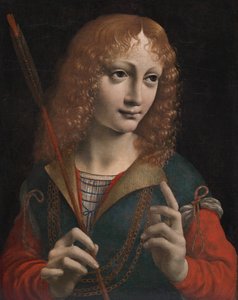 Porträt eines Jugendlichen als Heiliger Sebastian