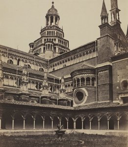 Der kleine Kreuzgang des Klosters in Pavia von attributed to Maurizio Lotze