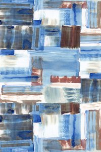 Abstrakt Blau Braune Schichten