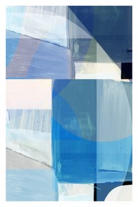 Abstrakte blaue Geometrie von cartissi